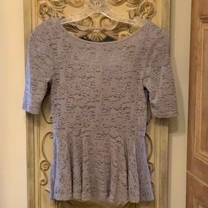 Anthropologie peplum top